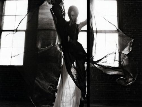 Karlie Kloss by Hedi Slimane for Vogue Japan February 2012 #fashion #photography #vogue #woman