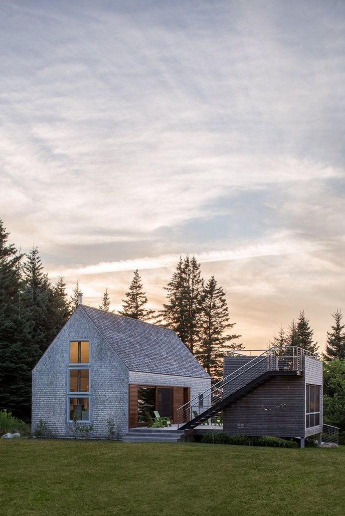 This Cranberry Isles House is a Modern Interpretation of the Traditional New England Farm 10