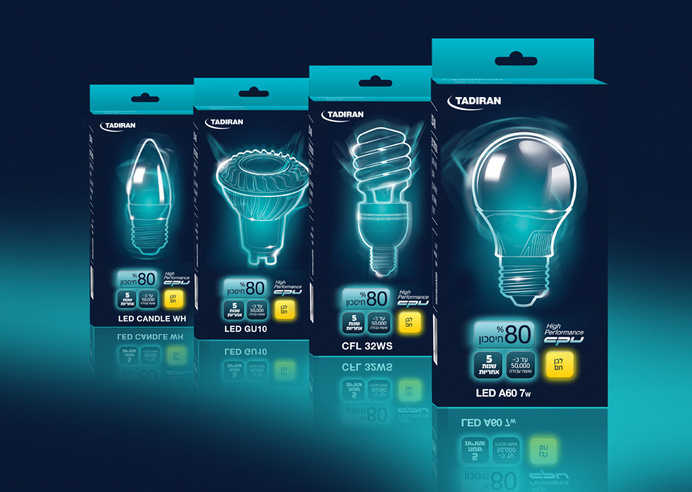 Tadiran Lighting on Packaging of the World - Creative Package Design Gallery #packaging #lighting