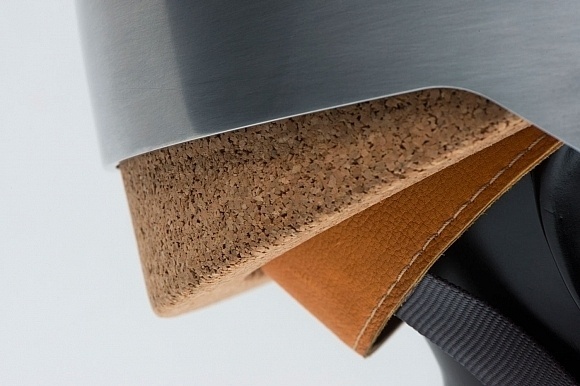 Giro helmets x Philippe Stark #aluminum #accessories #bicycle #cork #stark #helmets #leather