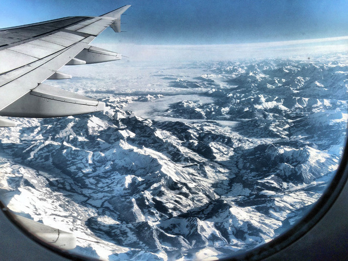 sunrise in airplane cockpit by karim nafatni #inspiration #creative #airplane #flying #photography #beautiful