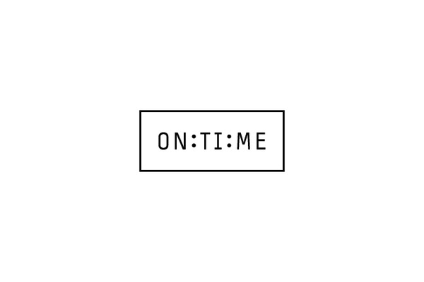 ON:TI:ME #store #guerrero #brand #andrs #logo #clock