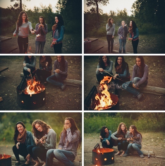 Report Comment #guitar #camp #women #candid #photography #portrait #fire #summer #life
