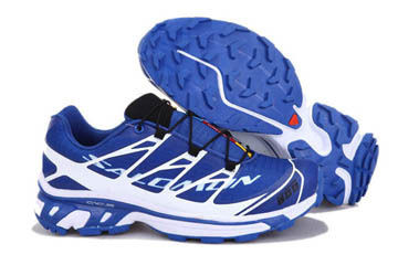 Salomon S-Lab Sense Ultra Man Casual Hiking Travel Climbing Shoes Blue And White #shoes