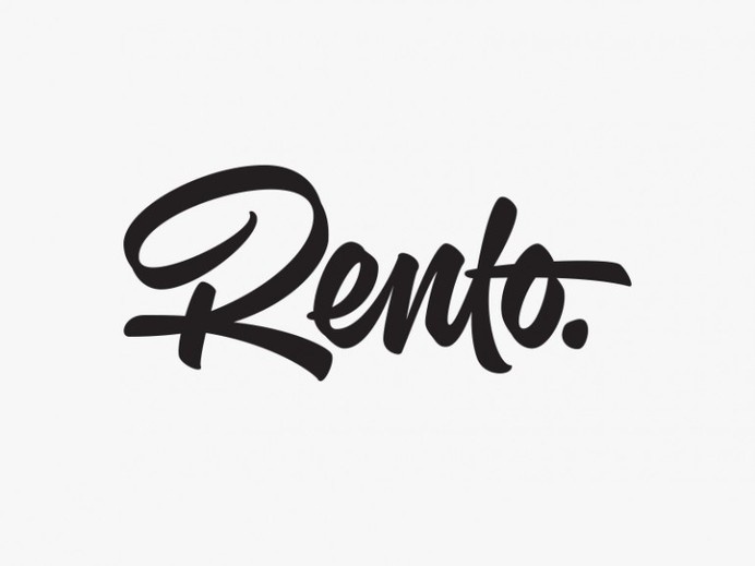 Rento by Mika Melvas #lettering #script #brush #hand #typography