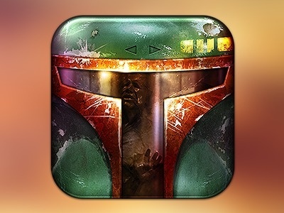 Boba_fett_dribbble #icon #iphone #application #ipad