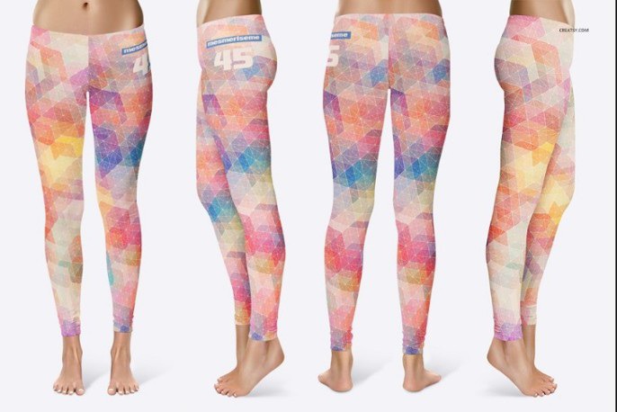 Long Leggings Mockup PSD