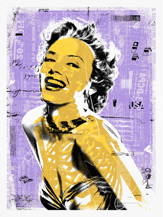 Blonde Winds - Norma #popart #cozzi #winds #pop #monroe #print #screenprint #denver #norma #colorado #blonde #art #poster #marilyn