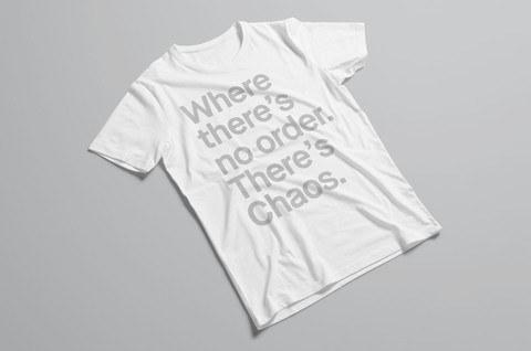 Order / Chaos Tee #apparel #shirt #tee #fashion #style