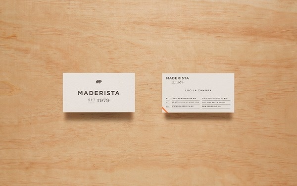 Maderista Identity by Anagrama #card #branding