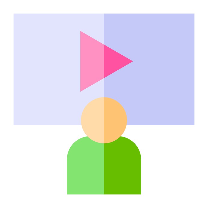 See more icon inspiration related to watching tv, media player, play button, video player, watching, electronics, film, movie, multimedia, people and video on Flaticon.
