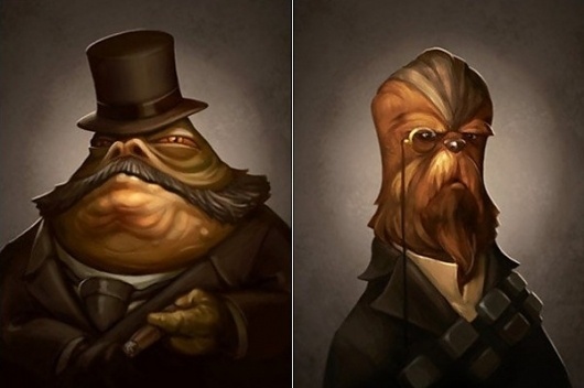 Greg Peltz's Victorian Star Wars Portraits | Trendland: Fashion Blog & Trend Magazine #greg #victorian #wars #peltz #portrait #star