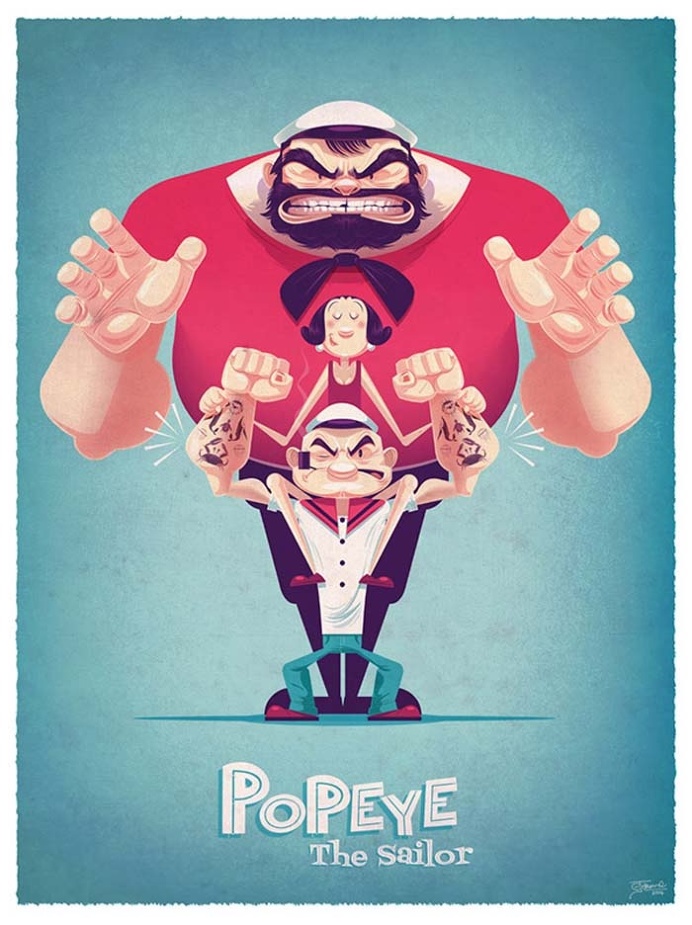Amazing Vintage Styled Character Illustrations