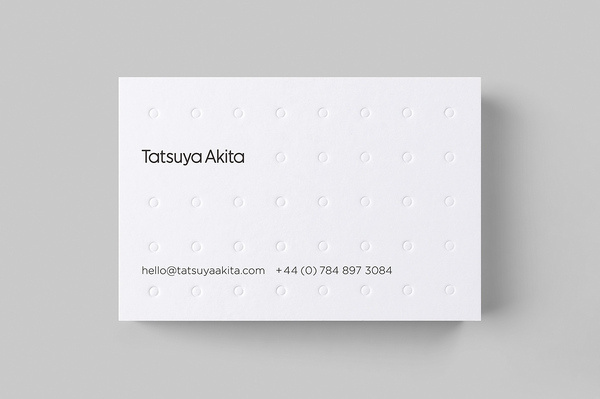Founded : Tatsuya Akita Business Cards #stationery