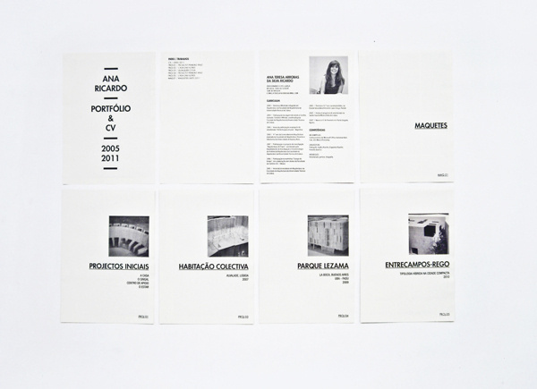 ANA RICARDO // PORTFOLIO AND CV // ARCHITECT on Behance #cv