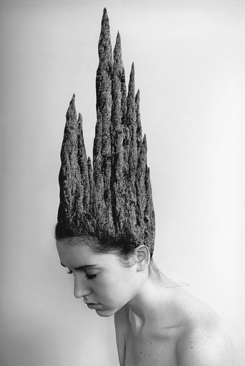 New Surreal Human/Nature Collages - My Modern Metropolis #white #photo #photographic #black #art #and #surreal #collage