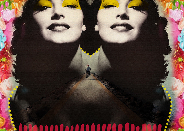 Sin errores | Peperina Magenta #creative #arte #amor #woman #color #digital #ilustraciã³n #vintage #ilustration #art #collage #colour #love #work