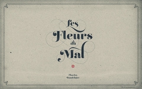 FFFFOUND! | LIÁN TYPES »Reina« ❁ Les Fleurs du Mal Aged (for widescreen displays) | Flickr – Condivisione di foto! #type
