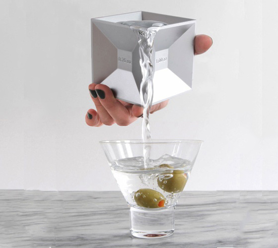 Kikkerland Jigger Aluminum Cube #gadget #home #cube