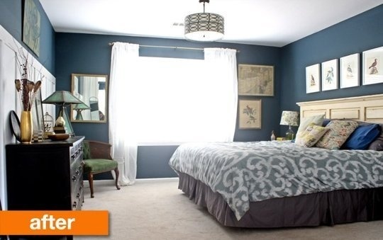 Before & After: A Bedroom Gets Finished With Fresh Paint and Flea Market Finds | Apartment Therapy #interior