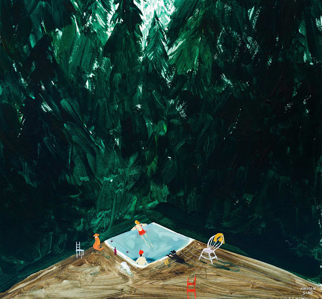 Whimsical and Narrative Acrylic Paintings by Kirsten Sims