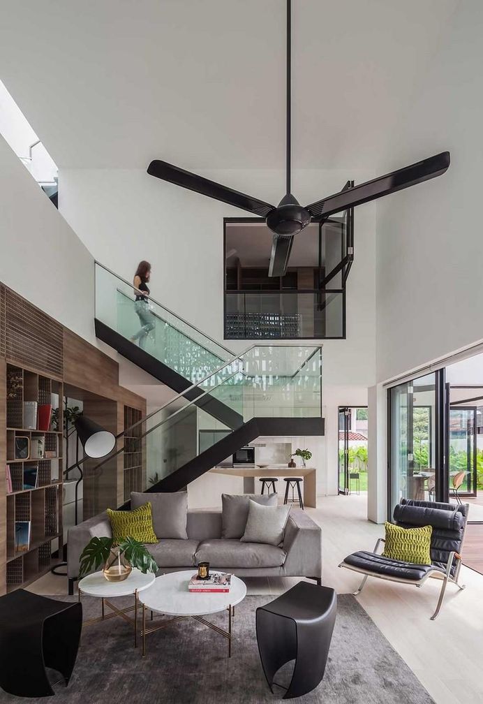 Through Residence, Hier Architects 7, living room