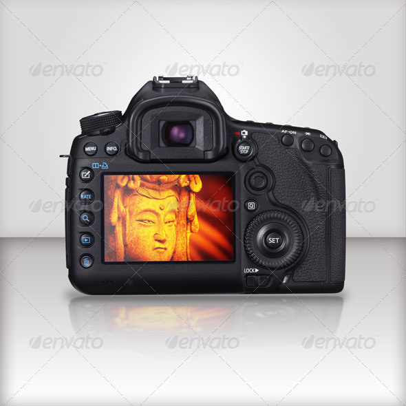 Camera Mockups PSD for Designer