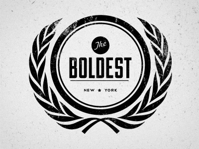 Dribbble - The Boldest by Justin Barber #logo #design #vintage