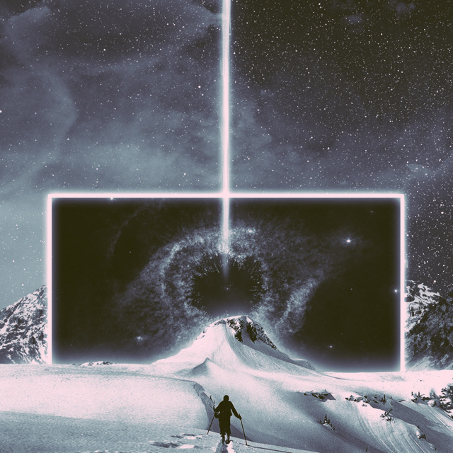 same direction. #universe #album #space #artwork #art #collage #winter