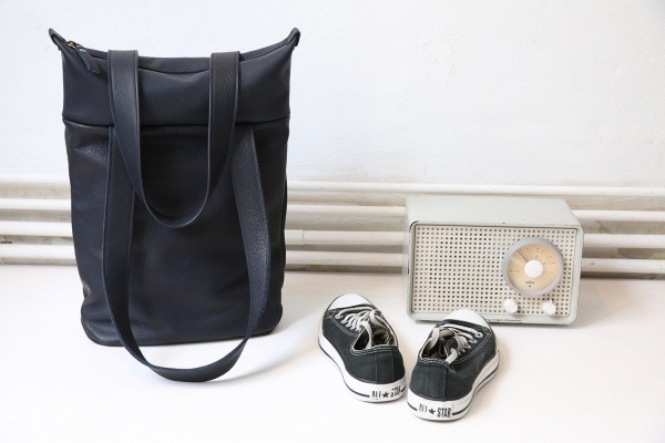 Kathrin Heubeck leather bag handmade