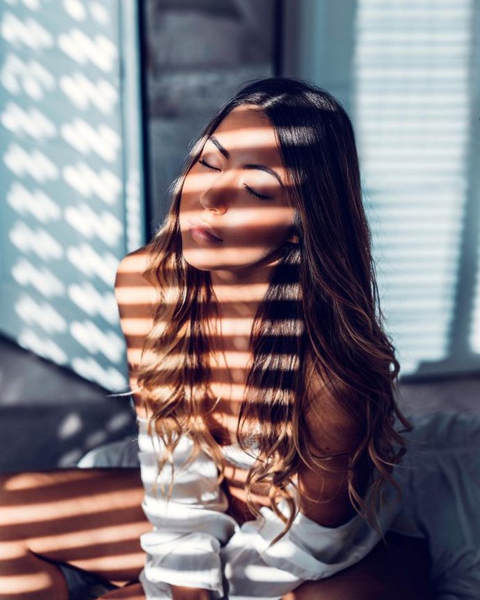 Colorful and Moody Female Portrait Photography by Elliott Eng