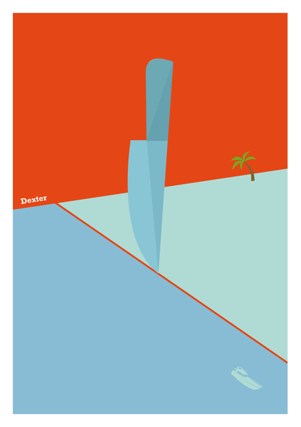 American TV Posters #vector #dexter #poster #darrenhealeycom