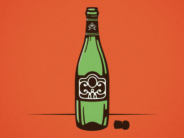 It's a bottle #zach #illustration #graham #bottle