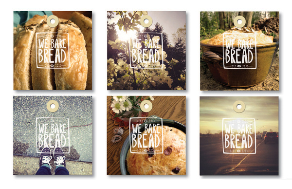 We Bake Bread on Behance #bread #branding
