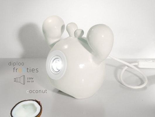 Diploo FROOTIES on the Behance Network #lamp #diploo #design #lighting #ceramic #funny