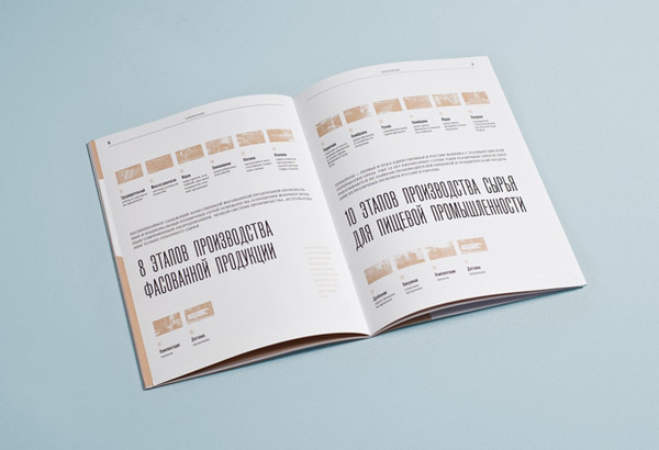 Orekhprom booklet on Behance
