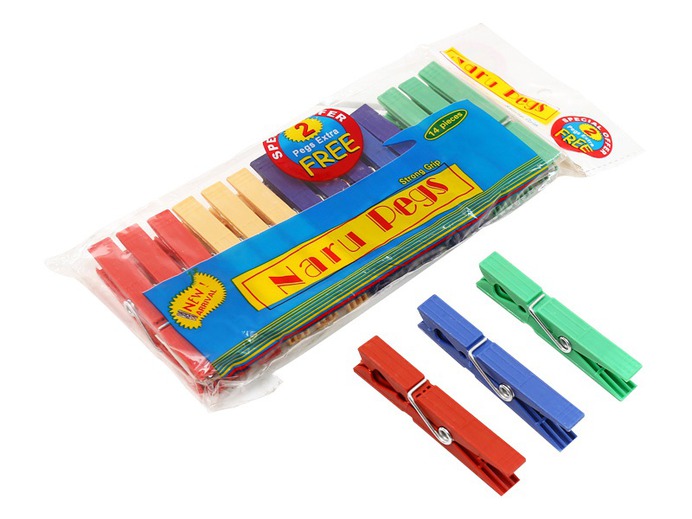 Bw Plastic Hanger Clips Color:Red,Blue,cyan-blue