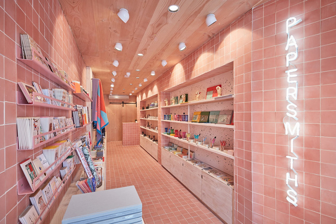 Papersmiths London store design, by B