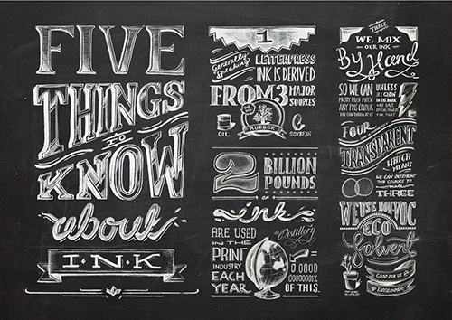 Ink So Good You Could Lick by Olivia King #technique #lettering #design #graphic #craftsmanship #quality #typography