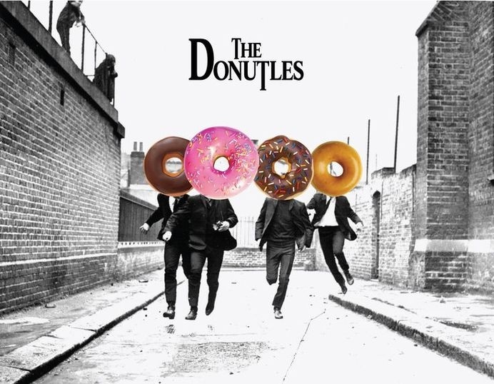 The Donutles : a Collage Poster on JULY2014 #poster #illustration #art