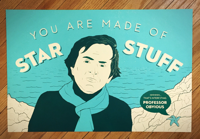 Carl Sagan (Star Stuff) #poster #space #stars