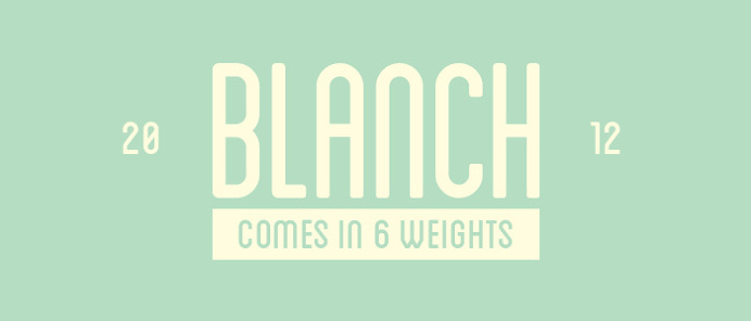 Blanch Free Display Font