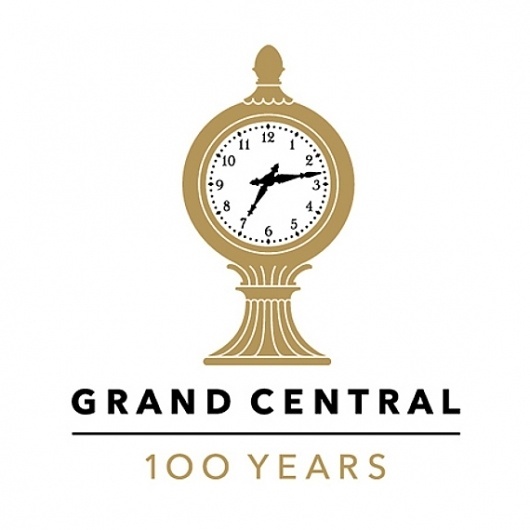 Grand Central Terminal Anniversary Logo by Pentagram | #logo #design