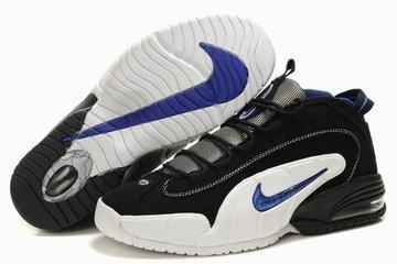 Nike Air Penny 1 White/Black/Blue Men Shoes #shoes