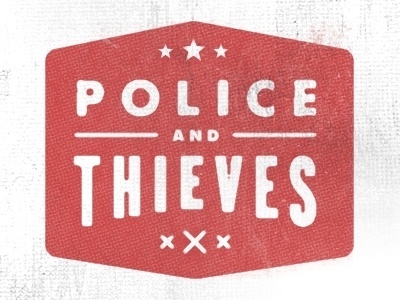 Dribbble - Police And Thieves by Jimmy Walker #logo #jimmy #walker