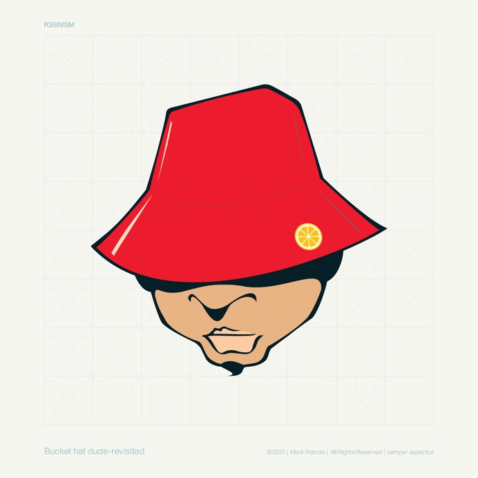 Bucket hat dude (reprise)

Ode to Reni from the Stone Roses. 

Mark Francis | resinism