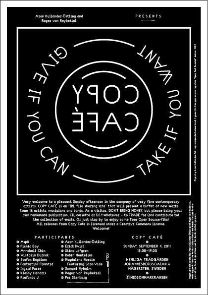 Copy Café #print #poster