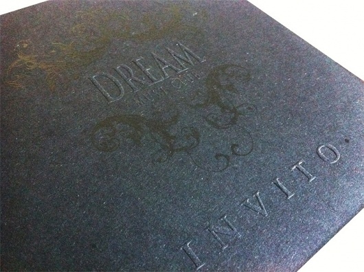 Francesco Vetica | Designer | Dream #invitation #flyer #design #graphic #adv #black #direction #poster #art #typography