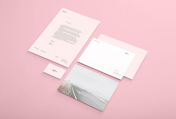 Picture of stationery designed by Studio Brave for the project Derek Swalwell Photographer. Published on the Visual Journal in date 11 December 2015