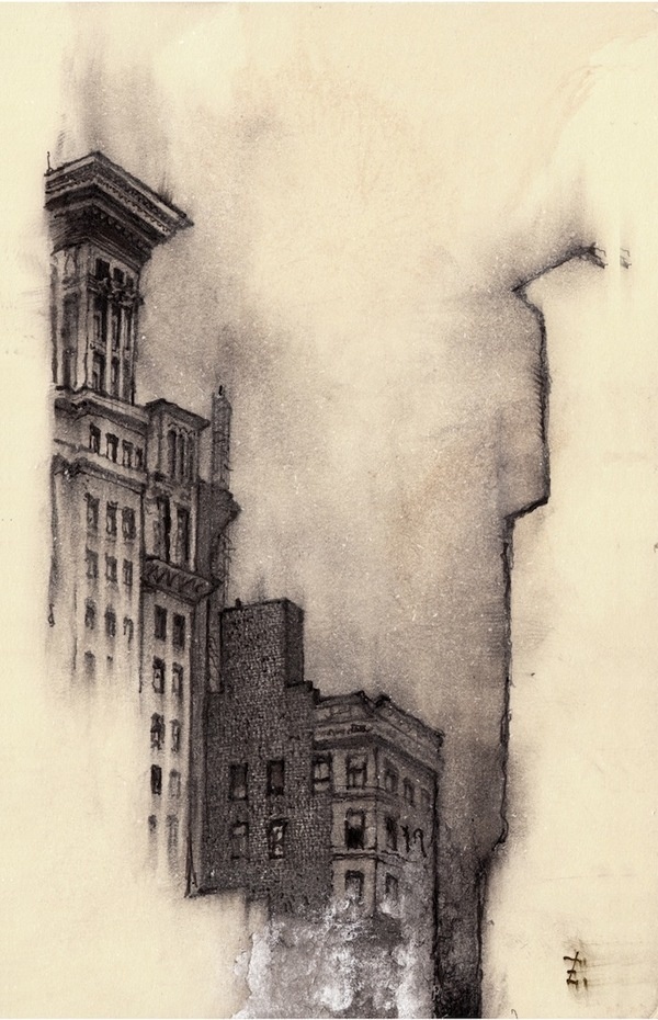 The Naked City by Zachary Johnson #ink #white #black #illustration #architecture #and #drawing #buildings